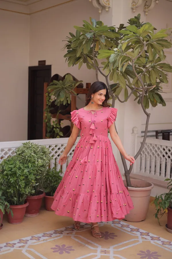 Pink_Cotton_Kurti_For_Women