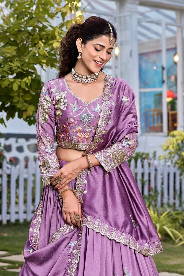 Vichitra_Silk_Lehenga_Choli