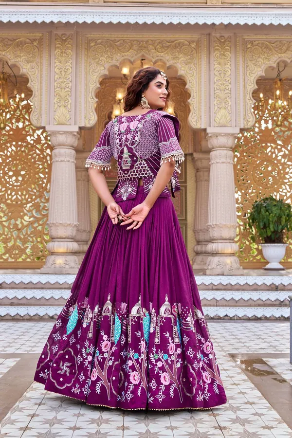 Vichitra_Silk_Lehenga_Choli