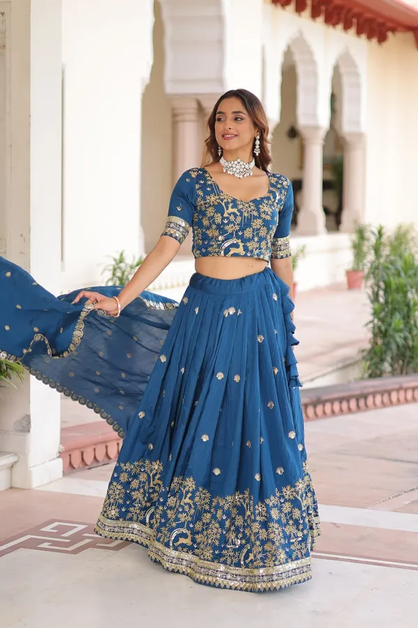 Vichitra_Silk_Lehenga_Choli