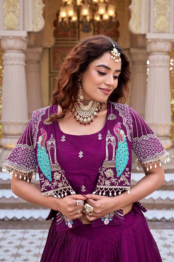 Vichitra_Silk_Lehenga_Choli