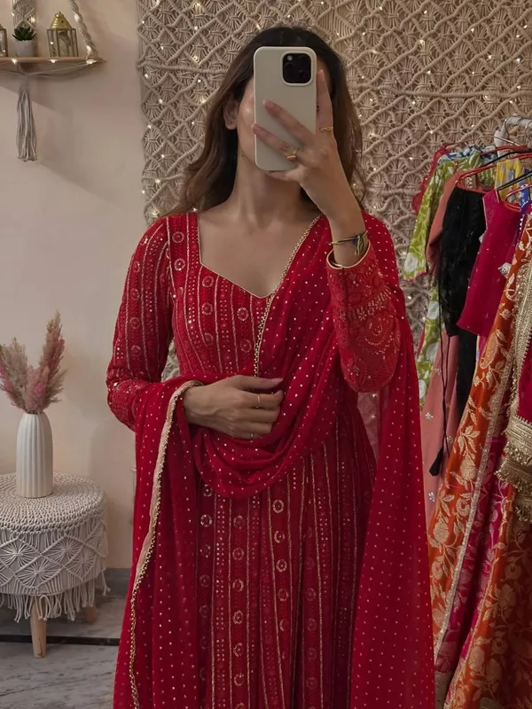 Georgette_Anarkali_Suit