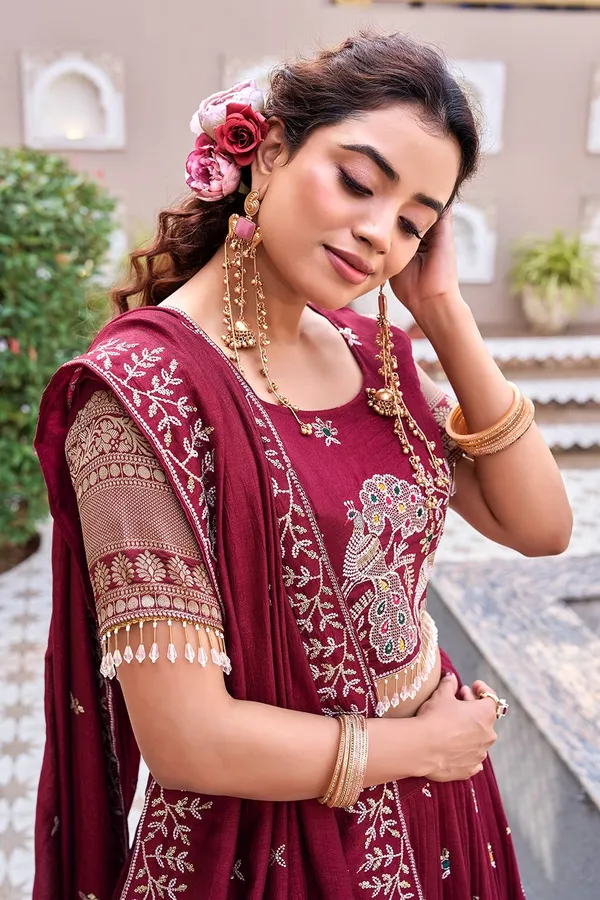 Vichitra_Silk_Lehenga_Choli