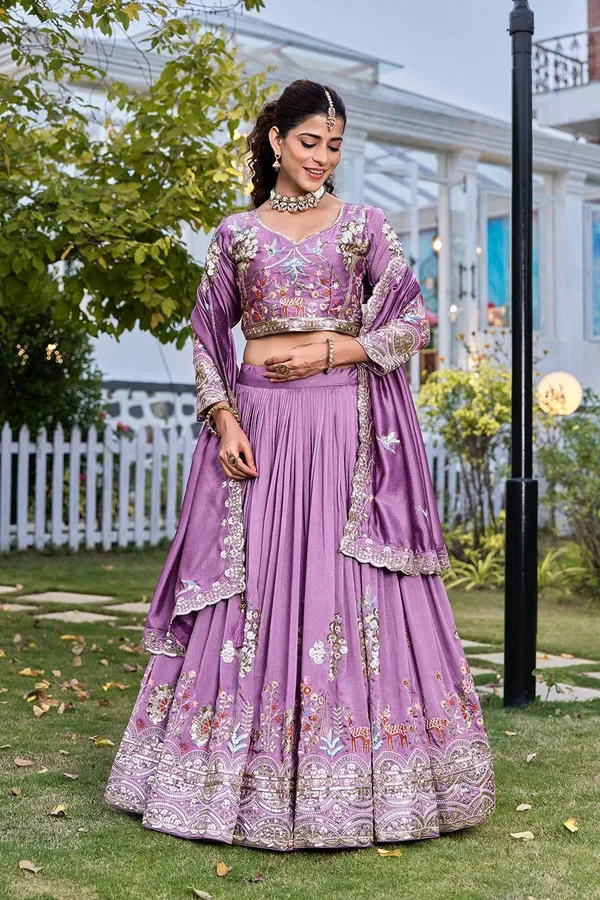 Vichitra_Silk_Lehenga_Choli