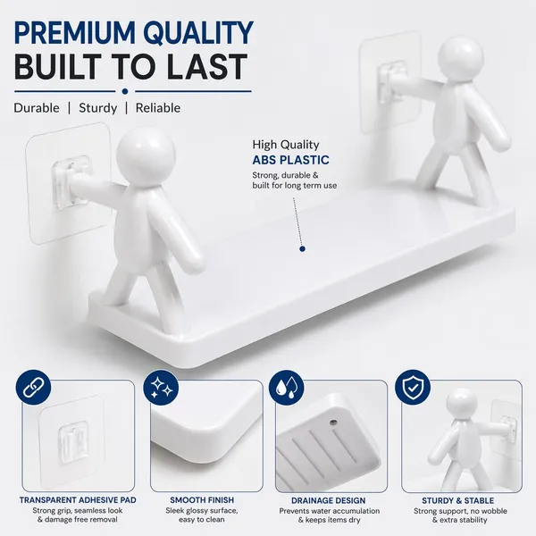 White_Wall_Mounted_Bathroom_Shelf_With_Adhesive_Backing_Pack_Of_2