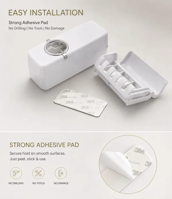 Wall_Mounted_Automatic_Toothpaste_Dispenser_With_Toothbrush_Holder_Pack_Of_2
