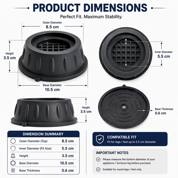 Rubber_Tpr_Anti_Vibration_Pads_For_Washing_Machine_Set_Of_4_Pack_Of_2