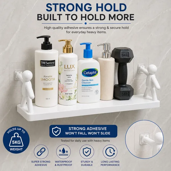 White_Wall_Mounted_Bathroom_Shelf_With_Adhesive_Backing_Pack_Of_2