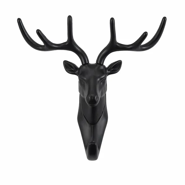 Black_Deer_Head_Wall_Mounted_Key_Holder_Hook_Pack_Of_4
