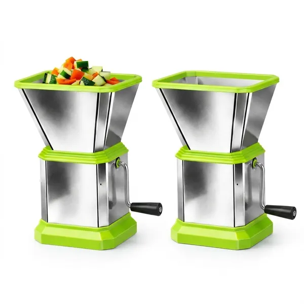 Stainless_Steel_Green_Manual_Vegetable_Chopper_Pack_Of_2