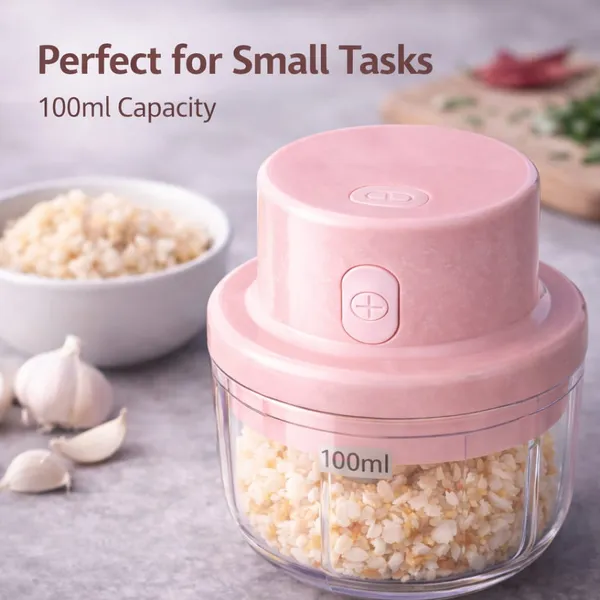 Pink_Abs_Electric_Mini_Food_Chopper_One_Touch_Control