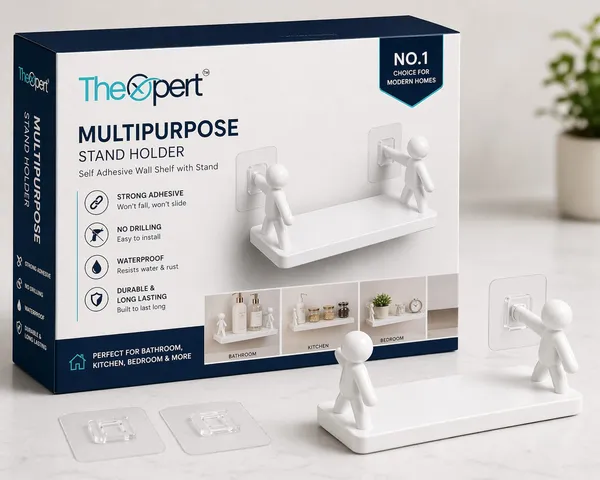 White_Wall_Mounted_Bathroom_Shelf_With_Adhesive_Backing_Pack_Of_2