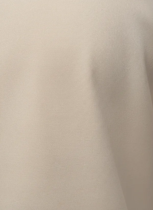 Mens_Cream_Solid_Casual_Cotton_Shirt_With_Rolled_Sleeves