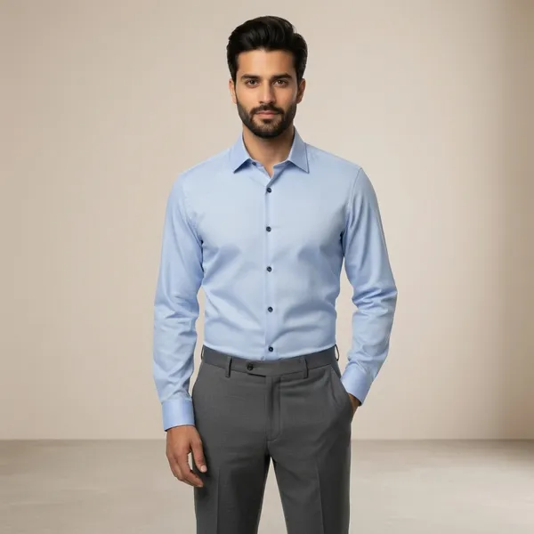 Mens_Light_Blue_Solid_Casual_Cotton_Shirt_With_Rolled_Sleeves