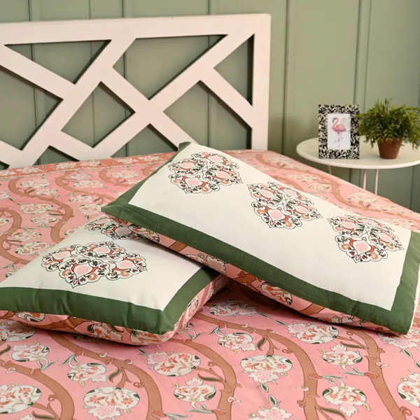 Gulabi_Vatika_Cotton_King_Size_Bedsheet_With_2_Pillow_Covers_|_144_TC