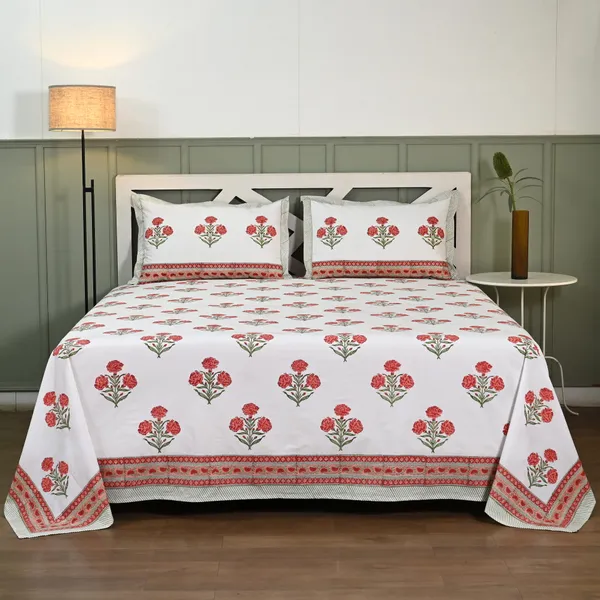 Laal_Bagh_Hand_Block_Print_Cotton_Bedsheet_|_250_TC