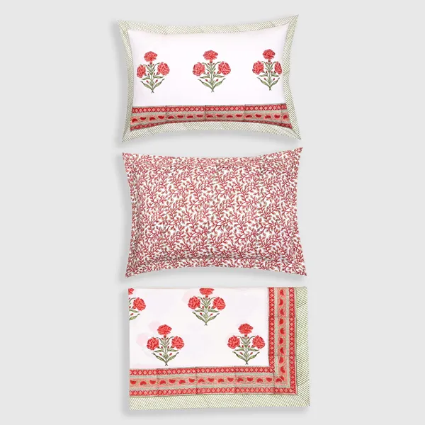 Laal_Bagh_Hand_Block_Print_Cotton_Bedsheet_|_250_TC