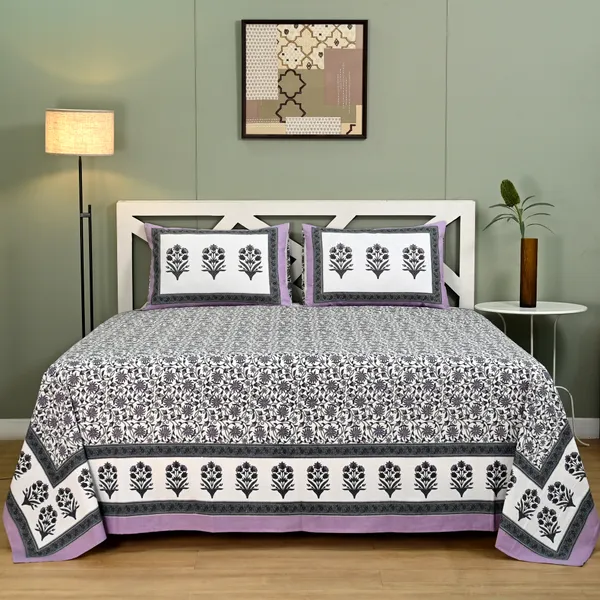 Jamuni_Bagh_King_Size_Bedsheet_With_2_Pillow_Covers_|_144_TC