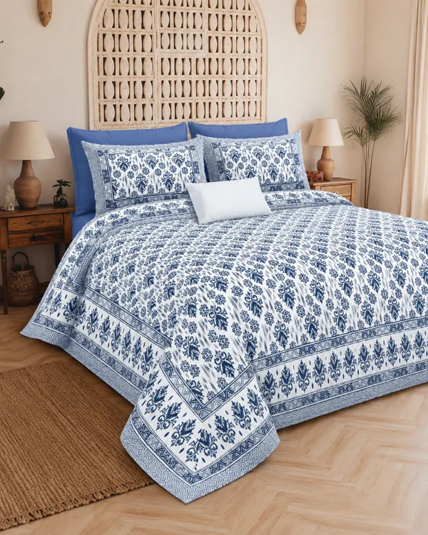 Neel_Nakkashi_Mahal_Premium_Super_King_Size_Cotton_Bedsheet