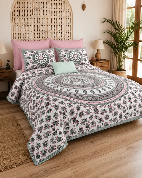 Gulabi_Mandala_Mahal_Premium_Super_King_Size_Cotton_Bedsheet