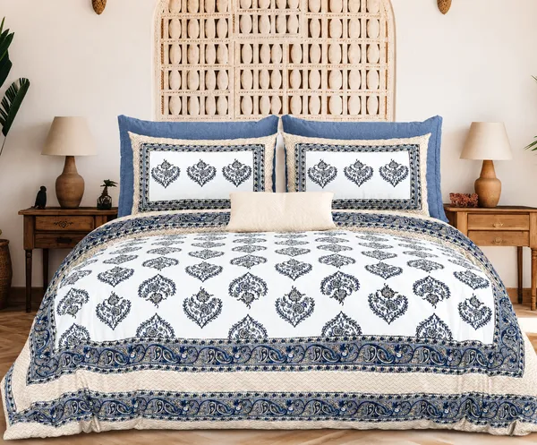 Neel_Paisley_Darbar_Premium_Cotton_Bedsheet