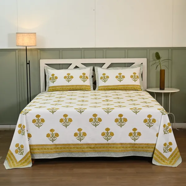 Haldi_Bagh_Hand_Block_Print_Cotton_Bedsheet_|_250_TC