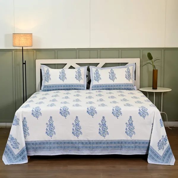 Aasmaani_Bagh_Hand_Block_Print_Cotton_Bedsheet_|_250_TC