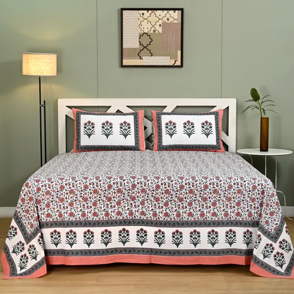 Gulmohar_Vatika_Cotton_King_Size_Bedsheet_With_2_Pillow_Covers_|_144_TC