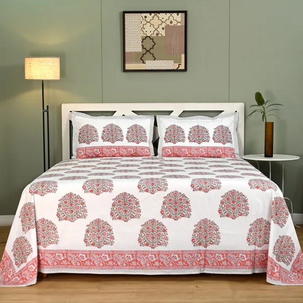 Gulnaar_Hand_Block_Print_Cotton_Bedsheet_|_250_TC