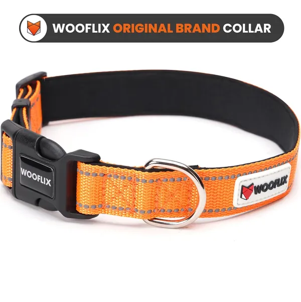 WOOFLIX_Reflective_Dog_Collar_For_Training_And_Walks