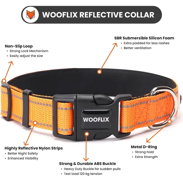 WOOFLIX_Reflective_Dog_Collar_For_Training_And_Walks