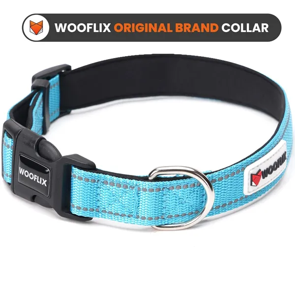 Wooflix_Reflective_Dog_Leash_And_Collar_Combo_Set