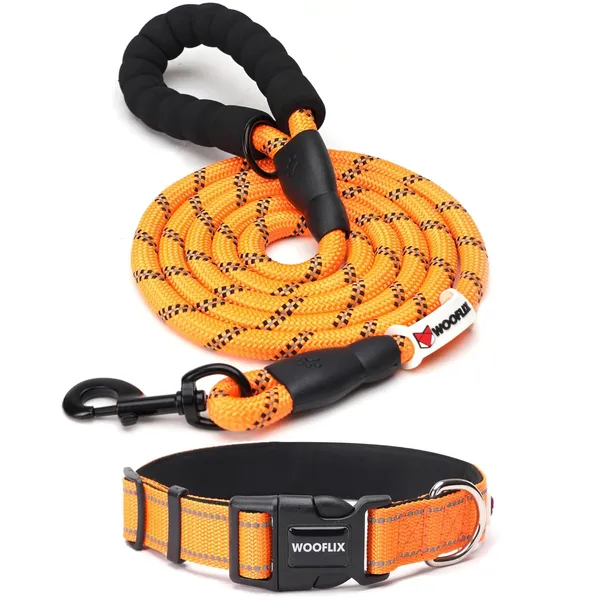 Wooflix_Dog_Leash_And_Collar_Combo_Set