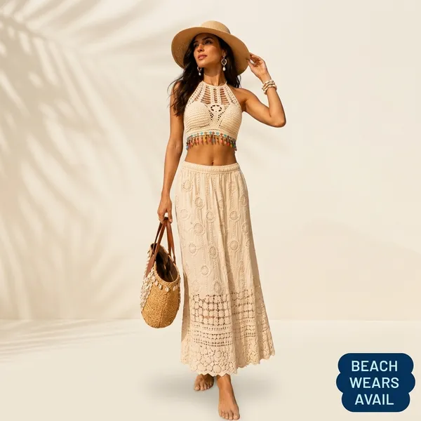 Cream_Crochet_Premium_Top_And_Maxi_Skirt_For_Women