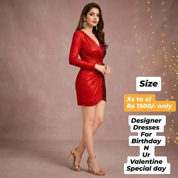 Red_Cotton_Premium_Bodycon_Dress_For_Women