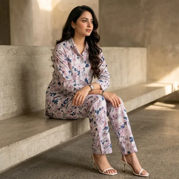 Grey_Chikankari_Cotton_Premium_Co-ord_Set_For_Women