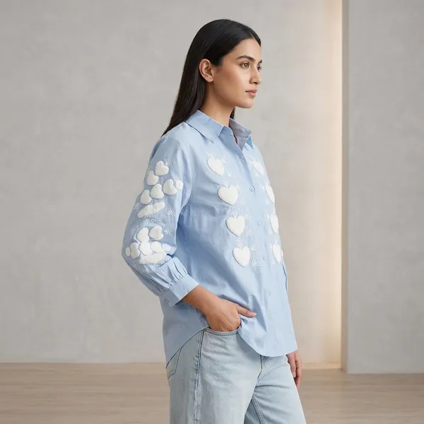 Grey_Cotton_Premium_Shirt_For_Women