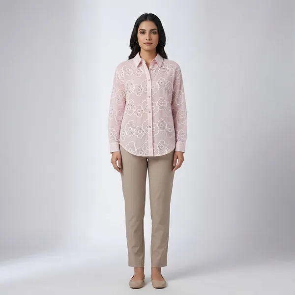 Pink_Cotton_Premium_Shirt_For_Women