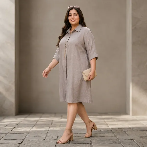 Grey_Cotton_Premium_Dress_For_Women