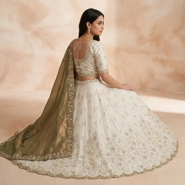 Off_White_Embroidered_Fancy_Lehenga_Choli_Set_For_Women
