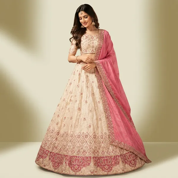 Off_White_Embroidered_Floral_Lehenga_Choli_Set_For_Women