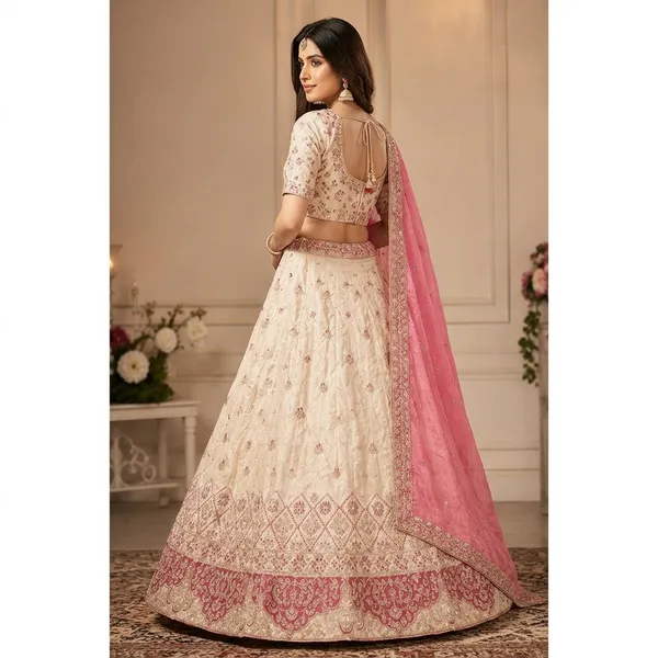 Off_White_Embroidered_Floral_Lehenga_Choli_Set_For_Women