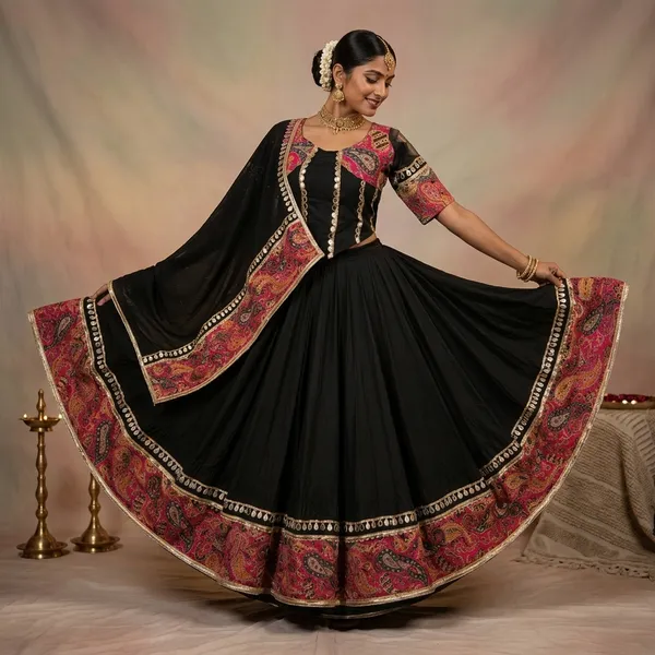 Black_Traditional_Position_Border_Navratri_Chaniya_Choli_For_Women