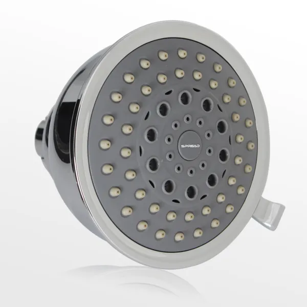 Silver_Abs_Anti-Clogging_Swivel_Brass_Connector_High_Pressure_Shower_Head