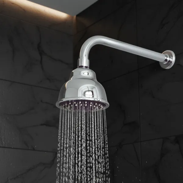 Silver_Abs_Anti-Clogging_Swivel_Brass_Connector_High_Pressure_Shower_Head