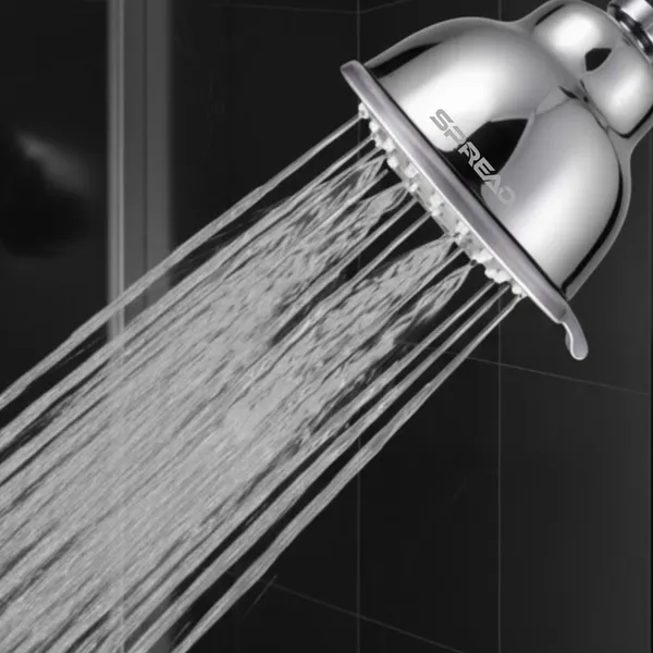 Silver_Abs_Anti-Clogging_Swivel_Brass_Connector_High_Pressure_Shower_Head
