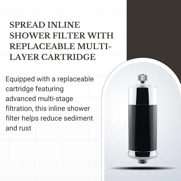 Black_Abs_Multi-Layer_Replaceable_Cartridge_Inline_Water_Filter_with_Adopters_
