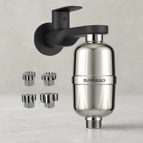 Silver_Abs_Multi-Layer_Replaceable_Cartridge_Tap_&_Shower_Filter_with_Adopters