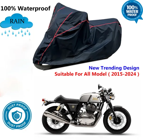 Black_Polyester_Apnek_Royal_Enfield_650_Gt_Waterproof_Bike_Cover_Red_Piping
