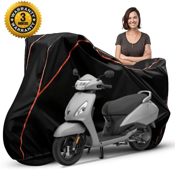 Black_Waterproof_Scooter_Cover_With_Red_Piping_And_3_Months_Warranty